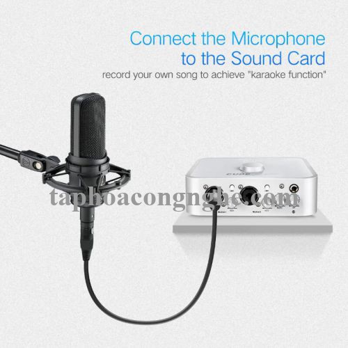 Ugreen 20711 3M Màu Đen Cáp nối dài Microphone Canon âm thanh AV130 30020711
